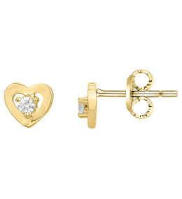 Boucles d'oreilles puces Plaqué Or by Stauffer Ref. 76400216