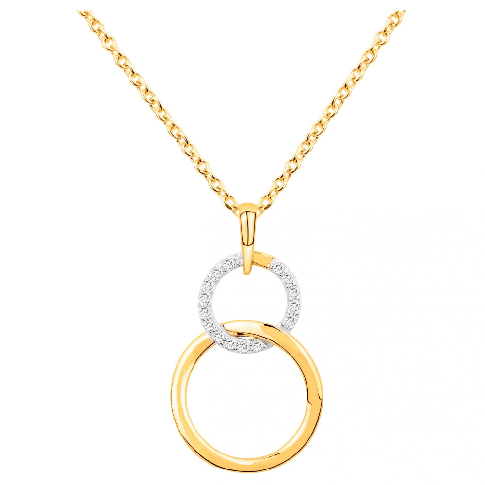 Collier Plaqué Or by Stauffer Ref. 76700067BJ