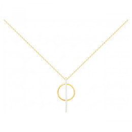 Collier Y Plaqué Or by Stauffer Ref. 76700085BJ
