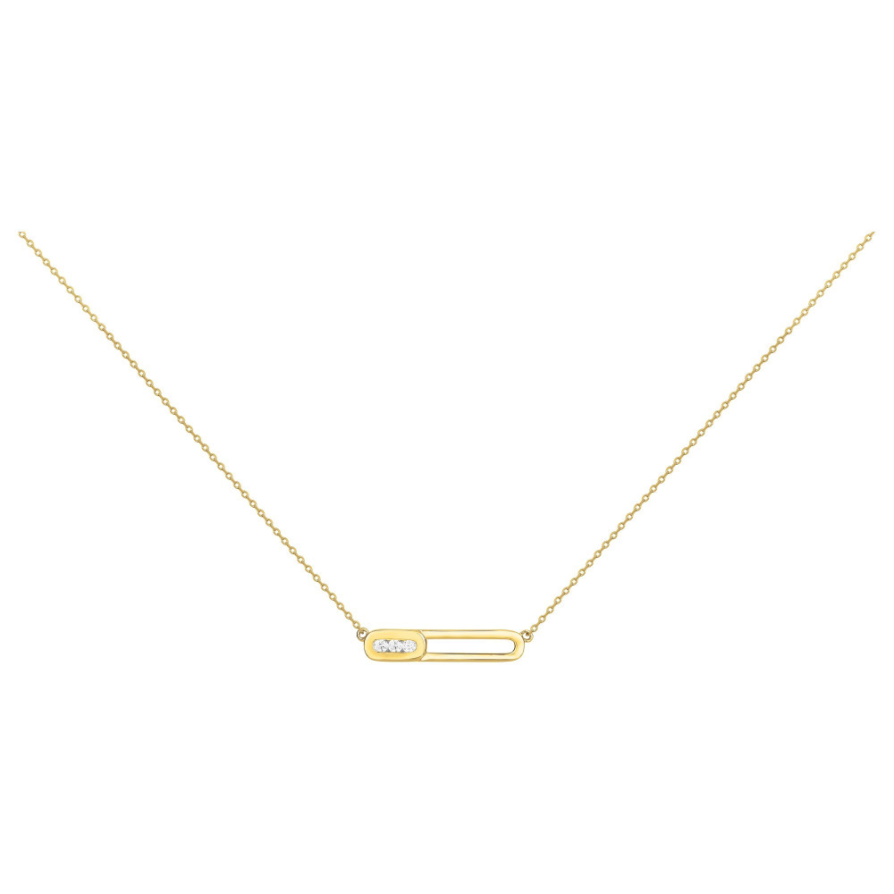 Collier mono-motif Plaqué Or by Stauffer Ref. 76700197