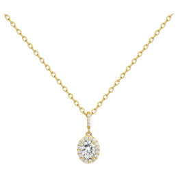 Collier mono-motif Plaqué Or by Stauffer Ref. 76700215