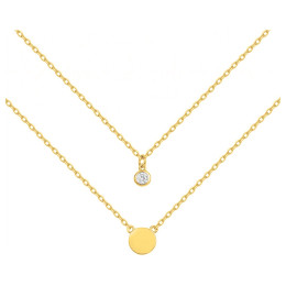 Collier multi-chaînes Plaqué Or by Stauffer Ref. 76700232