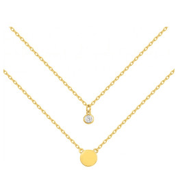 Collier multi-chaînes Plaqué Or by Stauffer Ref. 76700232