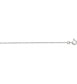 La Chaîne forçat or gris 750/1000, 0,97 mm by Stauffer