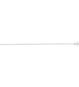 La Chaîne forçat or gris 750/1000, 0,97 mm by Stauffer