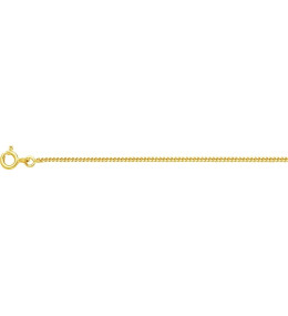 Chaîne gourmette or jaune 750/1000, 1,30 mm  by Stauffer