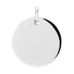 Le Pendentif laique argent 925/1000 forme ronde by Stauffer