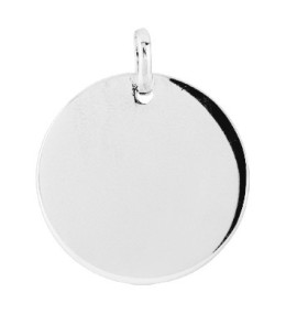 Le Pendentif laique argent 925/1000 forme ronde by Stauffer