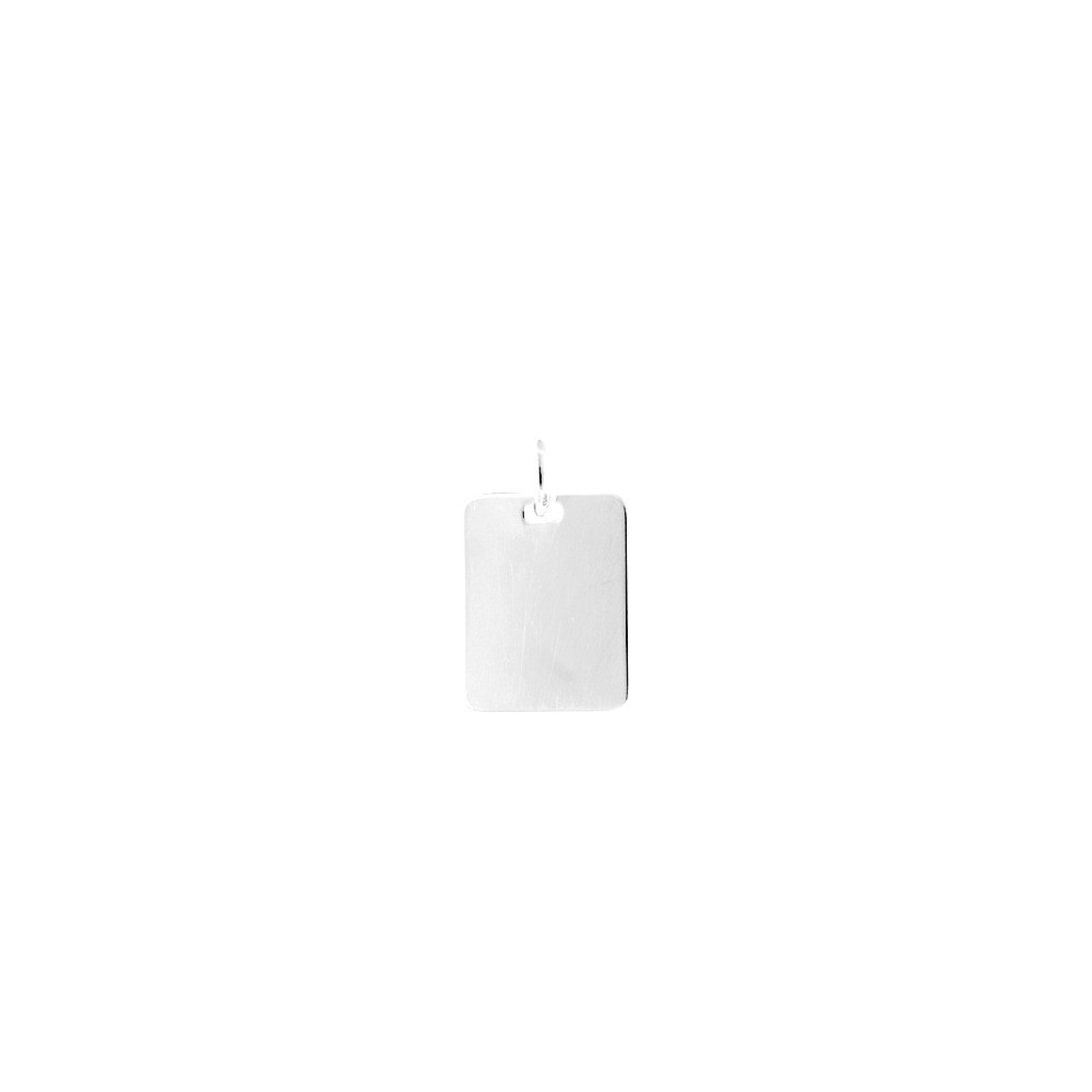 Le Pendentif laique argent 925/1000 forme rectangulaire by Stauffer