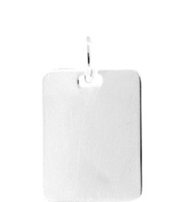 Le Pendentif laique argent 925/1000 forme rectangulaire by Stauffer