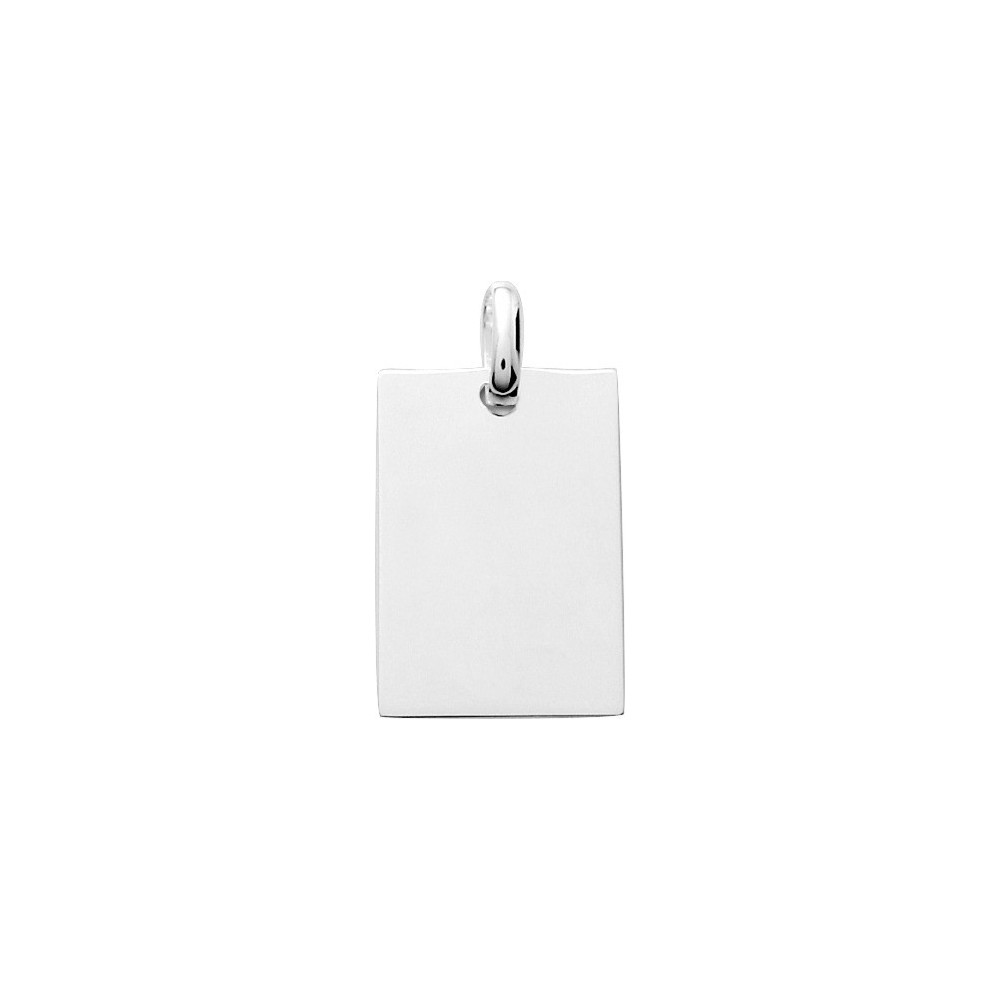 Le Pendentif laique argent 925/1000 forme rectangle by Stauffer