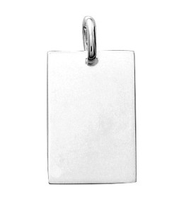 Le Pendentif laique argent 925/1000 forme rectangulaire by Stauffer