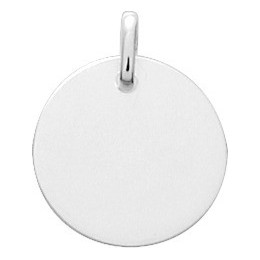 Le Pendentif argent 925/1000 laique forme ronde by Stauffer