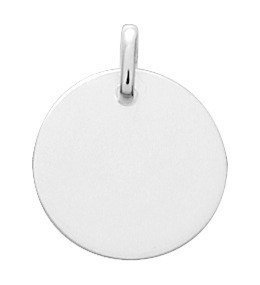 Le Pendentif argent 925/1000 laique forme ronde by Stauffer