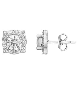 Boucles d'oreilles Argent 925/1000 et 34 oxydes de zirconium by Stauffer 70400593