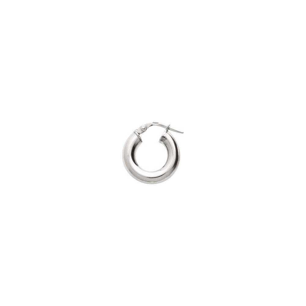 Les Boucles d'oreilles ARGENT by Stauffer - Boucles d'oreilles créoles, argent 925/1000, diamètre 8 mm by Stauffer