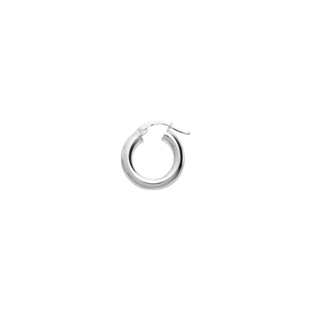 Les Boucles d'oreilles ARGENT by Stauffer - Boucles d'oreilles créoles, argent 925/1000, diamètre 10 mm by Stauffer