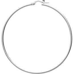 Les Boucles d'oreilles ARGENT by Stauffer - Boucles d'oreilles créoles, argent 925/1000, diamètre 50 mm by Stauffer