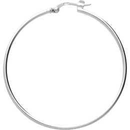 Les Boucles d'oreilles ARGENT by Stauffer - Boucles d'oreilles créoles, argent 925/1000, diamètre 35 mm by Stauffer