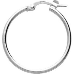 Les Boucles d'oreilles ARGENT by Stauffer - Boucles d'oreilles créoles, argent 925/1000, diamètre 20 mm by Stauffer