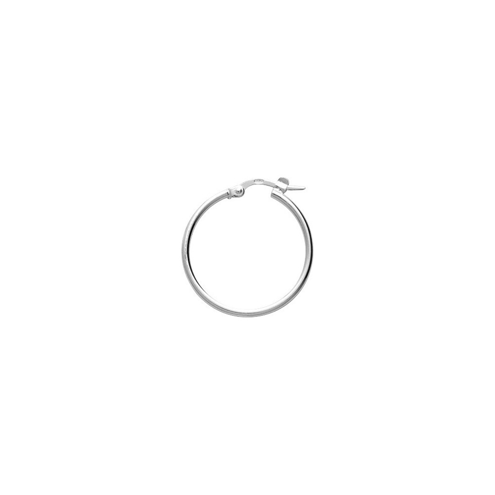 Les Boucles d'oreilles ARGENT by Stauffer - Boucles d'oreilles créoles, argent 925/1000, diamètre 20 mm by Stauffer