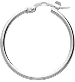 Les Boucles d'oreilles ARGENT by Stauffer - Boucles d'oreilles créoles, argent 925/1000, diamètre 20 mm by Stauffer