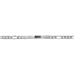 Bracelet Gourmette argent 925/1000, mailles alternées 1+3, 4 mm by Stauffer