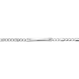 Bracelet Gourmette argent 925/1000, mailles alternées 1+3, by Stauffer