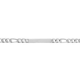 Bracelet Gourmette argent 925/1000, mailles alternées 1+3, 5 mm by Stauffer