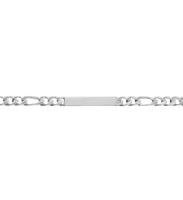 Bracelet Gourmette argent 925/1000, mailles alternées 1+3, 5 mm by Stauffer