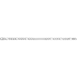 Bracelet Gourmette argent 925/1000, mailles alternées 1+3, 5 mm by Stauffer