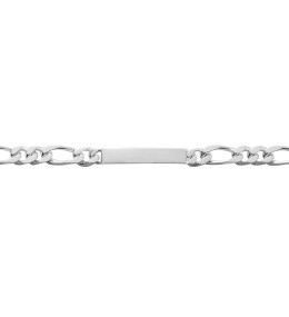 Bracelet Gourmette argent 925/1000, mailles alternées 1+2, 6 mm by Stauffer