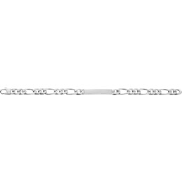 Bracelet Gourmette argent 925/1000, mailles alternées 1+2, 6 mm by Stauffer