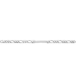 Bracelet Gourmette argent 925/1000, mailles alternées 1+2, 6 mm by Stauffer