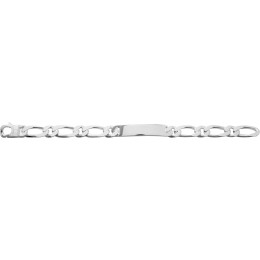 Bracelet Gourmette argent 925/1000, mailles alternées 1+1, 10 mm by Stauffer