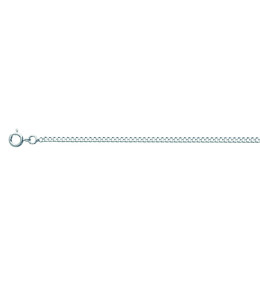 La Chaîne femme argent 925/1000, mailles gourmette, largeur 2,10 mm, longueur 45 cm by Stauffer
