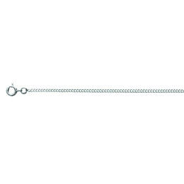 La Chaîne mixte argent 925/1000, mailles gourmette, largeur 1,70 mm, longueur 50 cm by Stauffer