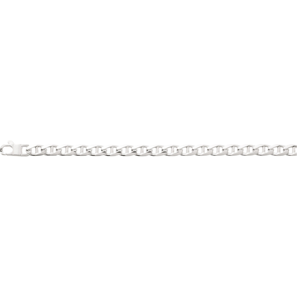 Bijoux - Chaîne argent 925/1000, mailles marine, de 6 mm by Stauffer