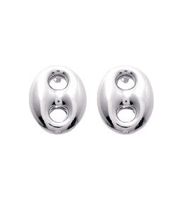 Les Boucles d'oreilles ARGENT by Stauffer - Boucles d'oreilles argent 925/1000, grains de café by Stauffer