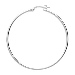 Les Boucles d'oreilles ARGENT by Stauffer - Boucles d'oreilles créoles, argent 925/1000, diamètre 35 mm by Stauffer