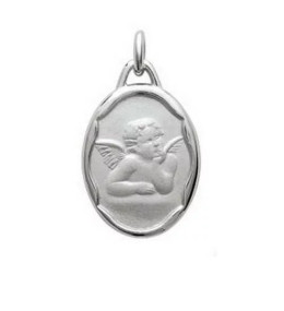 Médaille ange argent 925/1000 by Stauffer
