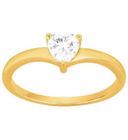 Bague Plaqué Or et oxyde de zirconium by Stauffer Ref. 76100138