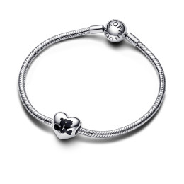 Le Charm Pandora Disney, coeur Mickey et Minnie, en argent 925/1000, 793092C01