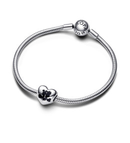Le Charm Pandora Disney, coeur Mickey et Minnie, en argent 925/1000, 793092C01