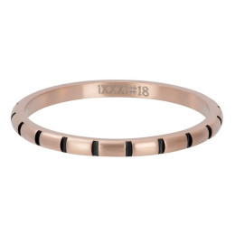 bague-zebre-ixxxi-2-mm-or-rose-mat-noir