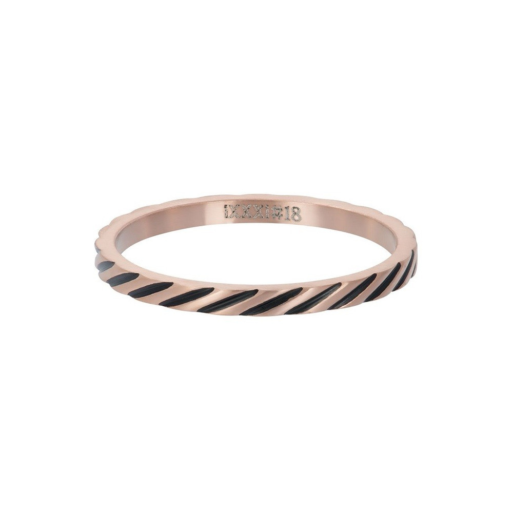 bague-zebre-oblique-ixxxi-2-mm-or-rose-mat-noir