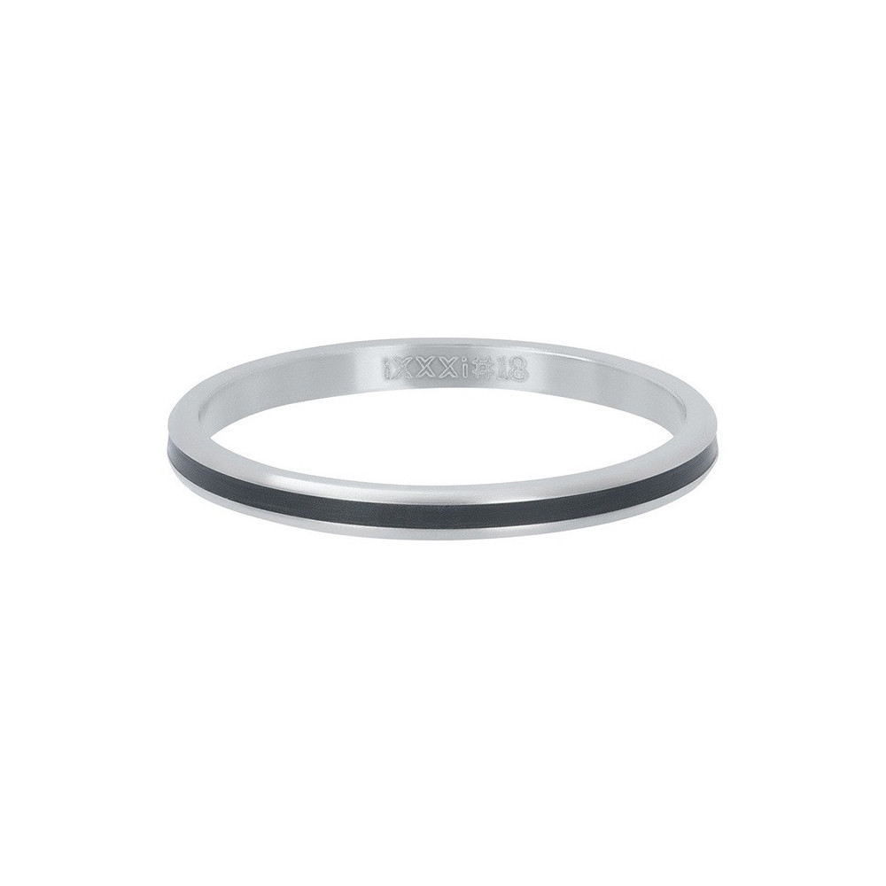 bague-ruban-noir-ixxxi-2-mm-argent