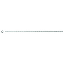 La Chaîne mixte argent 925/1000, mailles gourmette, largeur 2,40 mm, longueur 55 cm by Stauffer
