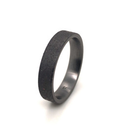 Alliance Tantale Pure Flat Moon, largeur 4 mm