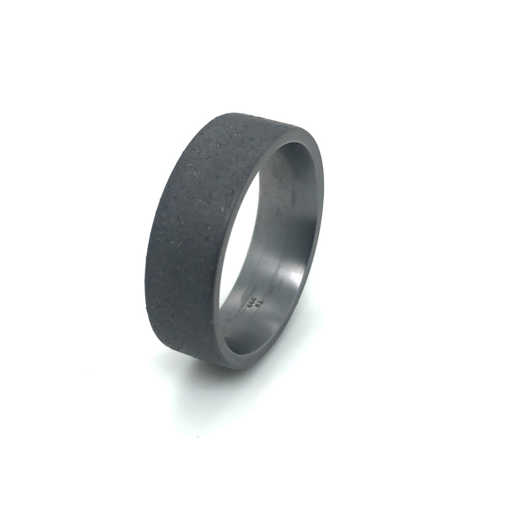 Alliance Tantale Pure Flat Moon, largeur 7 mm